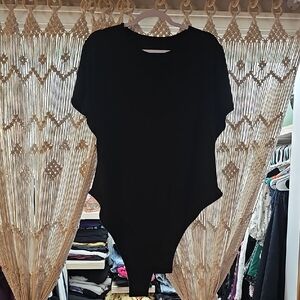 Black Short Sleeve Bodysuit